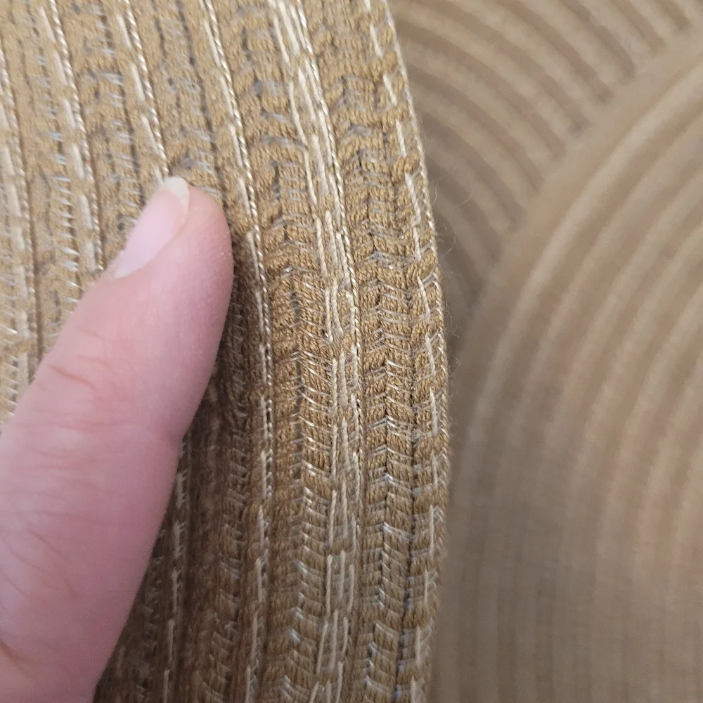 Set Of 4 Round Woven Braided Placemats 15